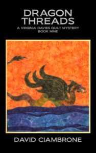 book cover showing a dragon on the water